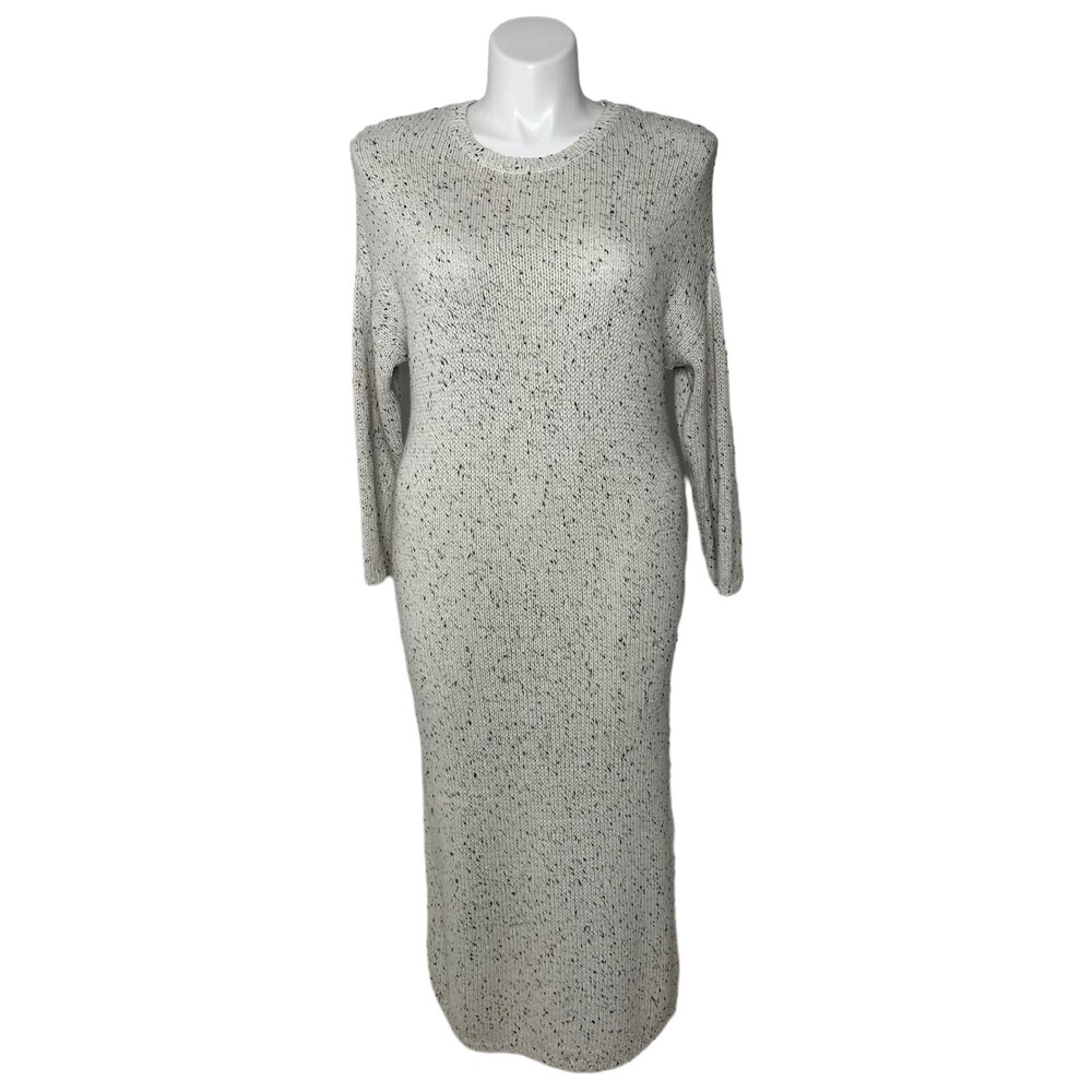 MASSIMO DUTTI Woman’s Knit Sweater Dress Italian Yarn Wool Womens Size Large